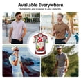 thumbnail image 5 of Wukai Gnome And Buffalo Plaid Men’s Polo Shirts Sleeve,Camisas Polo Para Hombre,True Classic Tees Men-4X-Large, 5 of 6