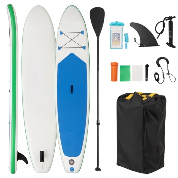 Airfind 11 Feet Premium Inflatable Stand Up Paddle Board with Adjustable Paddle Pump Backpack and Repair Kit for Adults, Multicolor