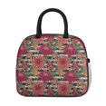 thumbnail image 2 of Womens Pioneer Flower Floral Print Pattern Lunch Box for Work,Insulated Lunch Bag for Women,Loncheras Para Mujer,Leakproof Adult Lunch Bag for Work,Beach,Travel,Picnic,Camping, 2 of 7