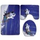 thumbnail image 1 of ABPHQTO Cactus de colores Juego de alfombras de baño de 3 piezas Alfombra de baño Alfombra de contorno y tapa de inodoro ABPHQTO Cont-CHAPPLE-33728, 1 of 2