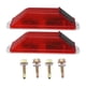 thumbnail image 2 of Lámpara De Advertencia LED, Luces Estroboscópicas Solares Impermeables De Alto Brillo, 2 Piezas Para Exteriores, 2 of 7