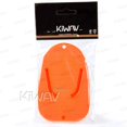 thumbnail image 5 of Kiwav Motocicleta Motocross Kickstand Pad Soporte Naranja X1 Pieza Suelo Blando Estacionamiento Al Aire Libre Antihundimiento, 5 of 5