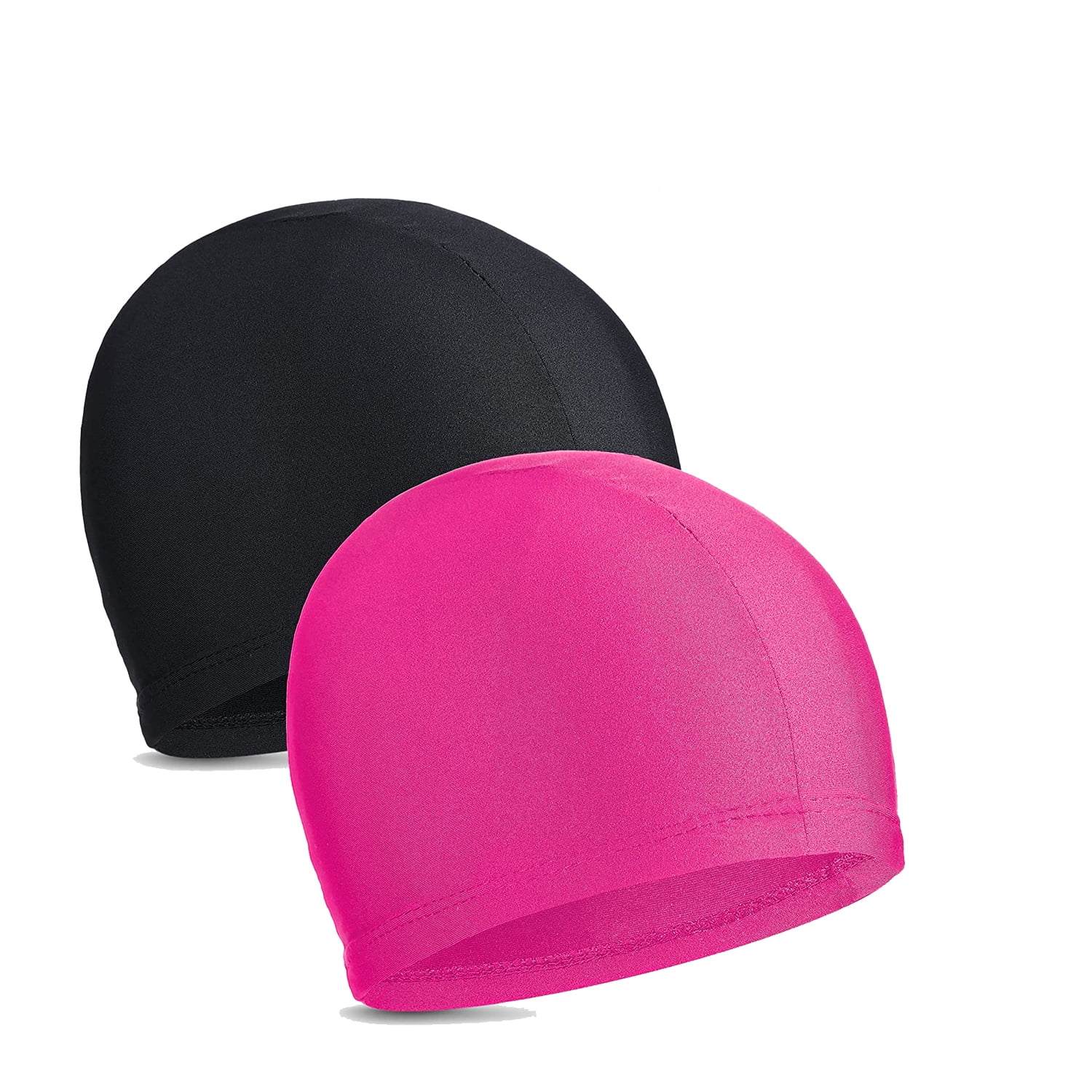6pcs Silicone Swimming Cap, Waterproof Unisex No-Slip Swimming Hat for  Adults Woman and Men One Size Hat