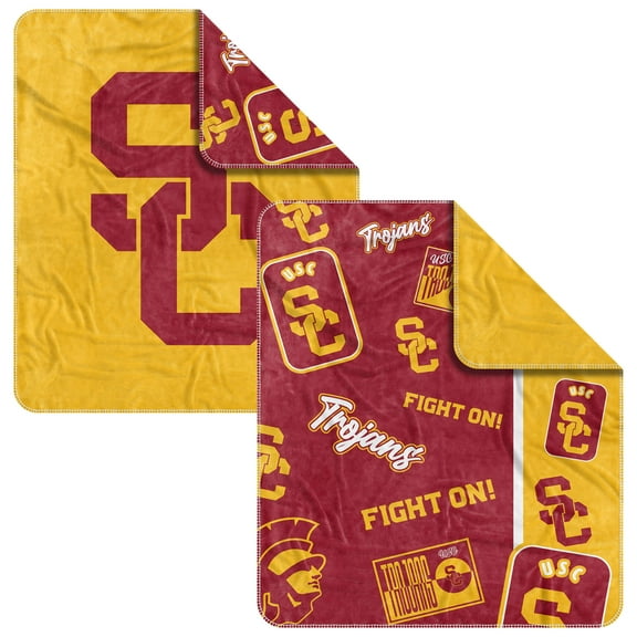 USC Trojans 50- x 60- Dream Weave Throw Blanket