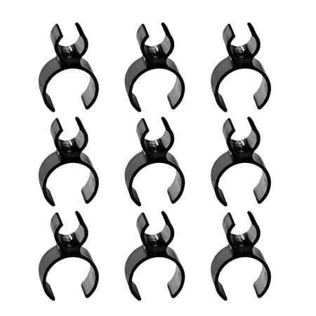 

9Pcs Champagne Bottle Holders Plastic Wine Bottle Clips Candle Safety Clips Party Supplies