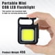 thumbnail image 4 of Mini linterna LED recargable de trabajo, linterna ultra potente de 800 lúmenes, linterna magnética portátil pequeña, llavero impermeable para acampar, reparación de emergencias, 4 of 5