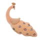 thumbnail image 4 of Cojín de pavo real con forma de animal para silla, cojín decorativo para sofá o coche. Marrón claro, 4 of 9
