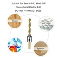 thumbnail image 2 of 7pcs Woodworking Drill Bit Set Pilot Screw Holes Countersink Tool 3/4/5/6/7/8/10mm TAPDRA Accessory Part, 2 of 2
