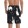 thumbnail image 5 of Salouo Fashionable Goose Pattern Men's Sleep Pajama Shorts,Pajama Bottoms Elastic Waistband Sleep Pajama Short PJ Shorts for Men -Large, 5 of 6