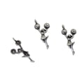 thumbnail image 3 of BLESIYA 2x50 Pieces Tibetan Cheerleaders Charms Pendants for DIY Jewelry Making 2 Pcs, 3 of 8