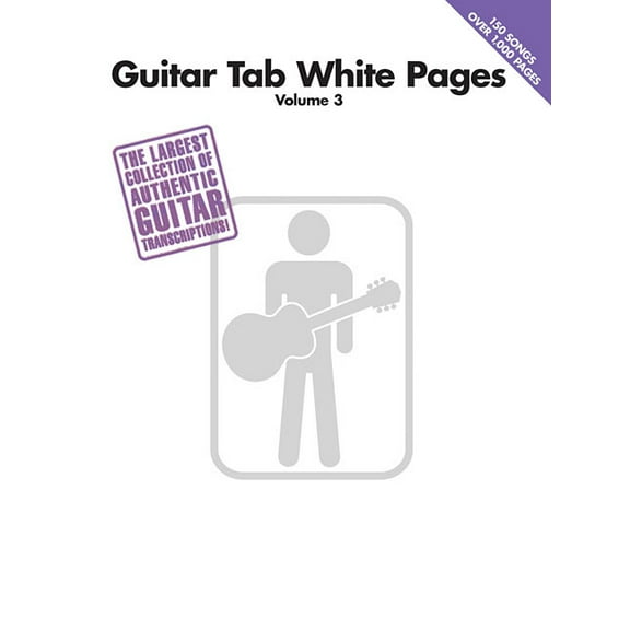 Guitar Tab White Pages Volume 3, (Paperback)