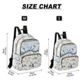 thumbnail image 2 of FORMRS Mini Backpack Purse for Women Travel Daypack Casual Shoulder Bag, Light Blue Mountain, 2 of 7