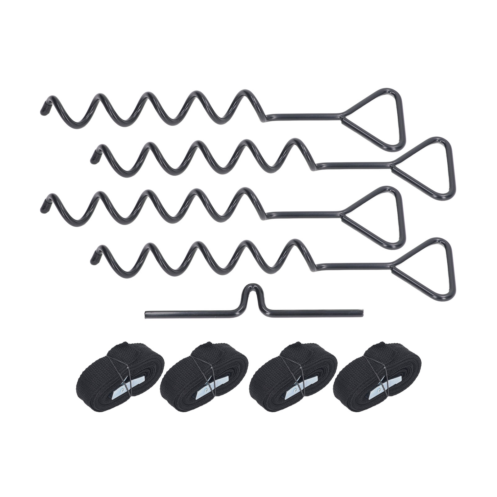 Trampoline Anchor Kit, Ground Anchors Steel Convenience For Trampoline