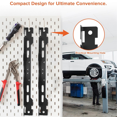 thumbnail image 4 of Wheel Alignment Tool with 2 Measuring Tapes, Automotive Toe Alignment for Home Use, Camber Alignment Plates,2 x Wheel Alignment Tool 2 x measuring tapes 2 x wrenches,Black, 4 of 7