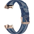 thumbnail image 4 of KOMI Band Compatible with Fitbit Charge 4/Charge 3/Charge 3 SE Watch,Nylon Fabric Woven Replacement Watch Strap Sport Fitness Band Wristband for Women Men Blue, 4 of 8