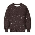 thumbnail image 6 of VEKDONE Womens Sweatshirts Glitter Print Plus Size Blouse Casual Loose Fit Crewneck Pullover Sweatshirt Fall Long Sleeve Fashion Clothes Tops, 6 of 9