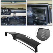 Black Dashboard Cover Fit For 1981-1991 GMC Chevrolet Trucks SUV Pickup Dash Cap