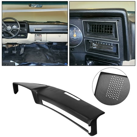 Black Dashboard Cover Fit For 1981-1991 GMC Chevrolet Trucks SUV Pickup Dash Cap