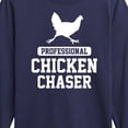 thumbnail image 3 of Instant Message - Professional Chicken Chaser - Toddler & Youth Long Sleeve Graphic T-Shirt, 3 of 6