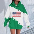 thumbnail image 2 of Bovemsi Sweatshirt for Women St.P Day Fall Tops Graphic Long Sleeve Shirts Print Pullover Comfort Hoodie, 2 of 4