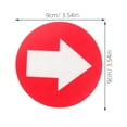thumbnail image 2 of Toyvian 10Pcs Large PVC Reflective Arrow Direction Stickers for Outdoor Camping and Stairways, 2 of 5