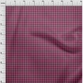 thumbnail image 4 of oneOone Cotton Cambric Fuschia Pink Fabric Houndstooth Quilting Supplies Print Sewing Fabric By The Yard 56 Inch Wide, 4 of 4