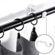 thumbnail image 3 of 4Pcs Curtain Rod Bracket Easy Installation Curtain Rod Holders Heavy Duty Window Drapery Bracket for, 3 of 5