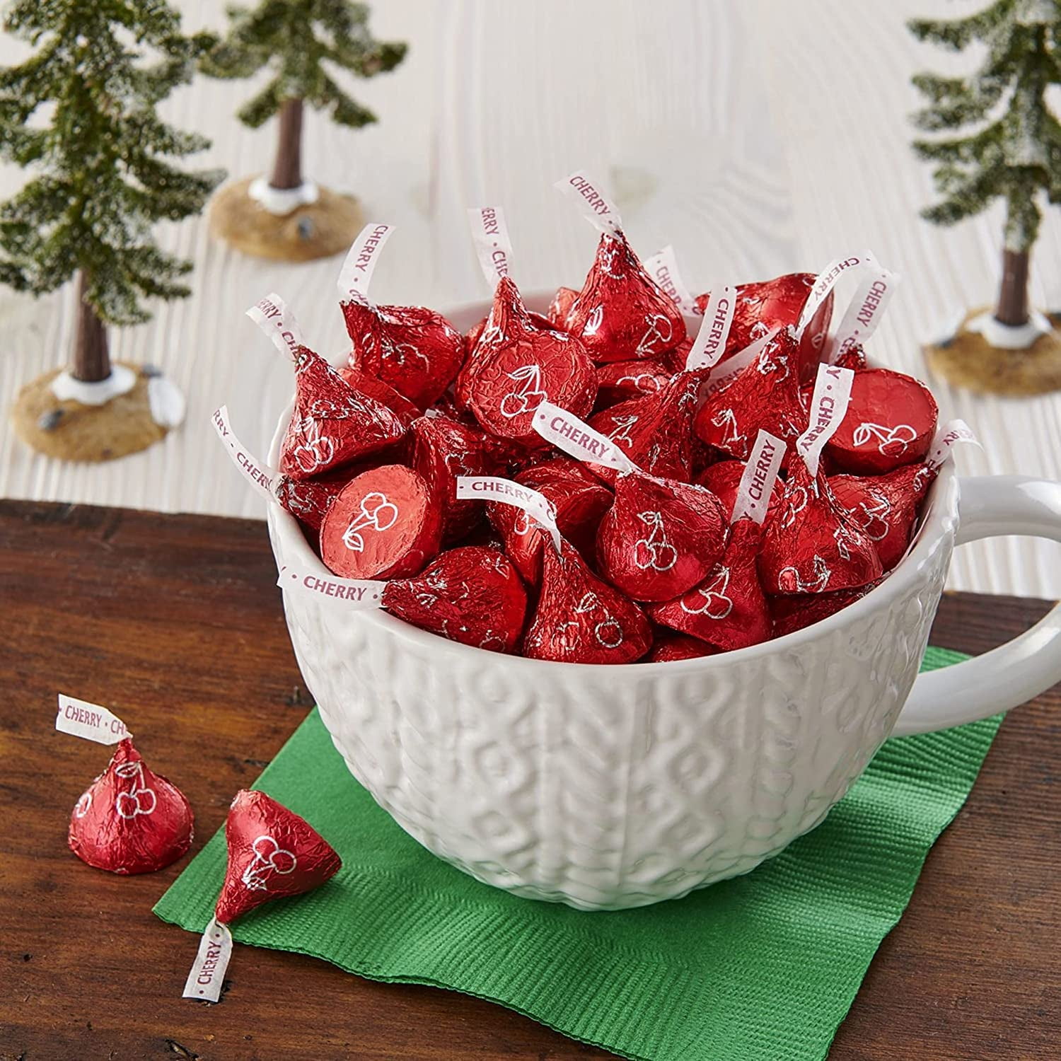 Hershey's Cherry Cordial Kisses 7 oz. Bag - Walmart.com