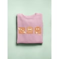 thumbnail image 3 of Celestial Joy Icons - Retro Cosmic Emojis Women's Sweatshirt, 3 of 4
