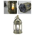 thumbnail image 3 of facefd Vintage Style Electronic Candle Lantern Wind Lamp Decorative for Garden Aureate, 3 of 9