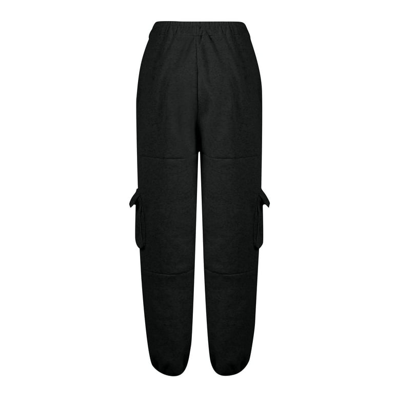 Susanny Womens Sweatpants Cinch Bottom with Pockets Straight