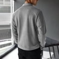 thumbnail image 5 of Mifsaly Mens Bomber Jackets Zip Up Collared Windbreaker Fall Winter Solid Color Street Style Going Out Casual Outfits with Pockets, 5 of 7
