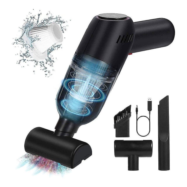 Upright Vacuum Cleaner, Handheld Vacuum Cleaner, Mini Bagless Vacuum Cleaner Battery, Portable Car Vacuum Cleaner With Washable Filter