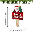 thumbnail image 3 of ​​ZCSKFIN Outdoor Christmas Decoration Santa Garden Stake, Merry Christmas Yard Sign for Porch and Lawn Display, Weather-Resistant Xmas Decor for Festive Outdoor Holiday Cheer​​, 3 of 5
