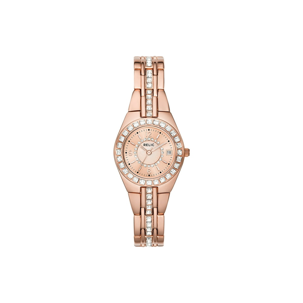 relic rose gold watch