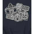 thumbnail image 3 of Are You Afraid of the Dark - Monster Patches - Men's Crew Fleece, 3 of 5