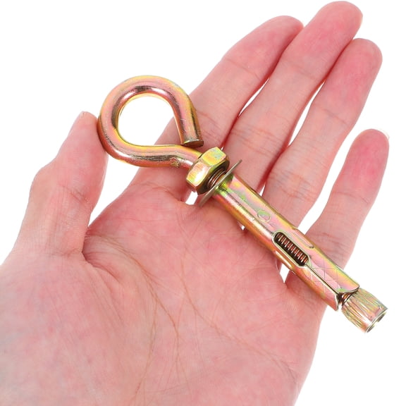 OUNONA Heavy Duty Eye Bolt Anchors for Concrete, Expansion Screws Fasteners Ideal for Residential and Construction Applications