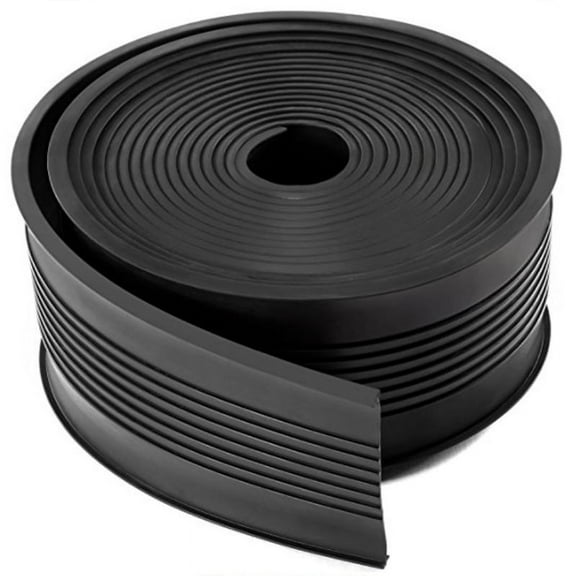 ITSELFER Universal Vinyl Garage Door Bottom Seal Replacement Weatherproof Buffering Rubber Strip Garage Door Seal Strip