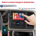 thumbnail image 3 of Radio QLED para Chevy Chevrolet Silverado SSR Tahoe 2003-2006, 3 of 7