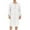 White, variant on IROINNID Sleepwear for Men Long Sleeve Nightdress Long Gown V-Neck Casual Homewear,Orange