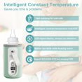 thumbnail image 3 of Portable Bottle Warmer, USB Bottle Warmer for Breastmilk and Formula with LCD Display, Fast and Accurate Heating of Baby Bottle Warmer for Car and Travel(Green), 3 of 7