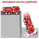 thumbnail image 3 of Coche De Bomberos JUGUETE Luces Y Sonidos  1PZ Malubero ROJO, 3 of 5