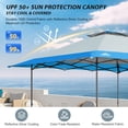 thumbnail image 6 of EAGLE PEAK 13 x 13 ft Pop-Up Gazebo Tent Instant，Outdoor Gazebo Canopy Easy Set-up Folding Shelter (Light Blue), 6 of 11
