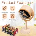 thumbnail image 3 of Portable Range Hood with 3 Removable Filters, Pletpet Desktop 125°Adjustable Angle Portable Kitchen Exhaust Fan Small Hanging Range Hood Fan for Desktop and Outdoor, 3 of 7