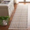 thumbnail image 2 of SAFAVIEH Oxford Plaids Paylynn Plaid Runner Rug, Grey/Beige, 2' x 8', 2 of 10