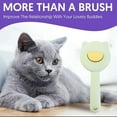thumbnail image 4 of Stainless Steel Grooming Comb for Cat Dog, Remover Tangles & Fleas, Comfortable Self-Cleaning Tool, 4 of 6