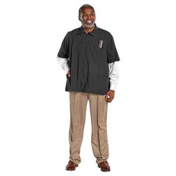 Nylon Barber Jacket - Black by Scalpmaster for Unisex - 1 Pc Jacket (XL)