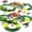 Green, variant on Dinosaur Track Vehicle Playset for Kids – 225 Pcs Flexible Race Tracks, 1 Electric Dino Car with Light, 8 Dino Figures, Dinosaur Tunnel Gift for Ages 3–8