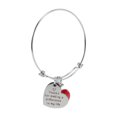 thumbnail image 4 of Adjustable Bracelet Engraved Message Bracelet Teacher Appreciation Bangle Gift, 4 of 8