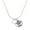 Silver, variant on Gold-tone Medium Karma Circle - Silvertone Senior Mom Class of 2026 Dome Necklace, 18"